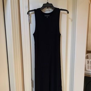 Banana Republic Black Ribbed Knit Sleeveless dress XS